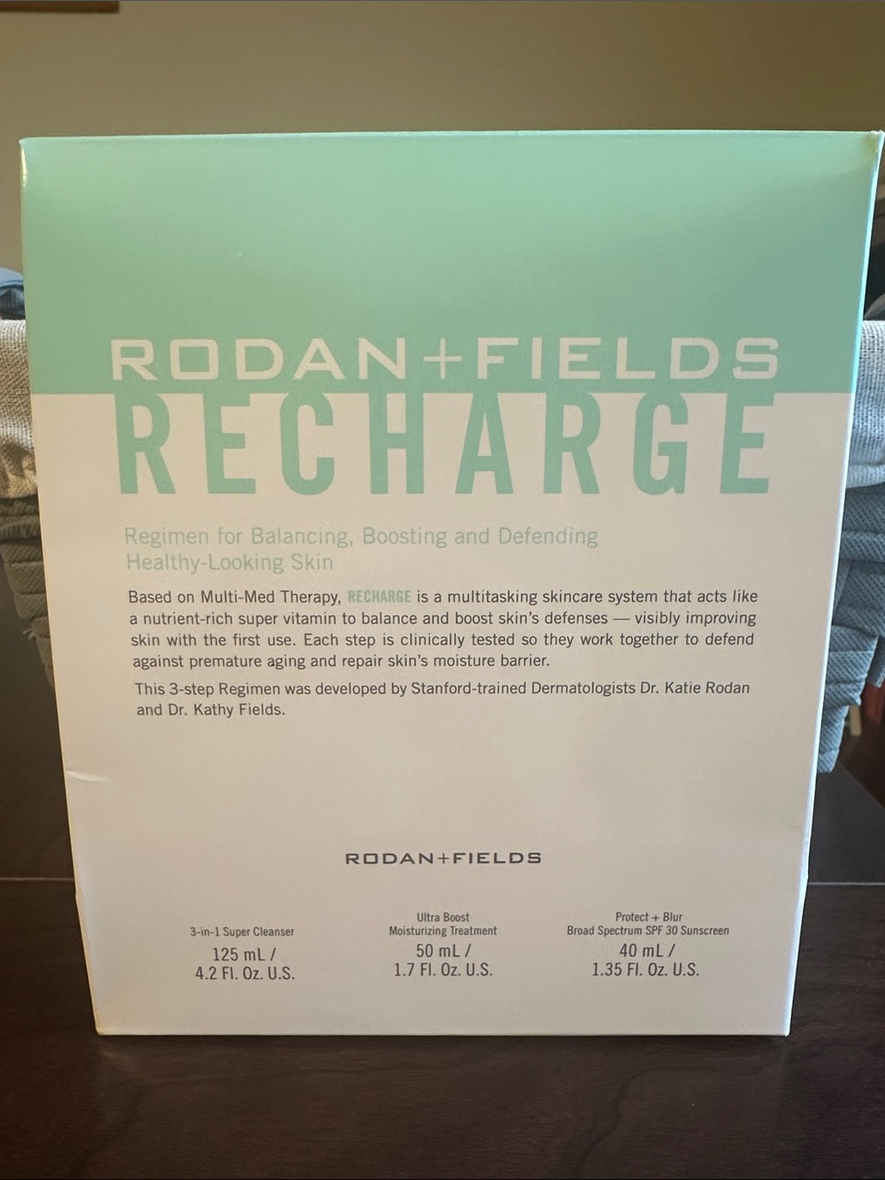 Rodan + Fields RECHARGE Skincare Set